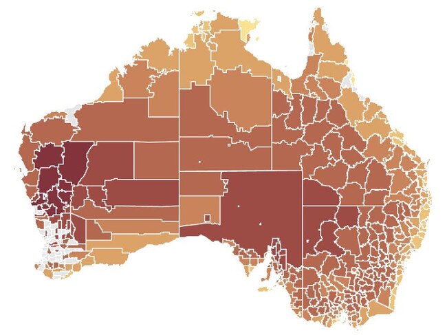 Map proves Australia’s troubling future