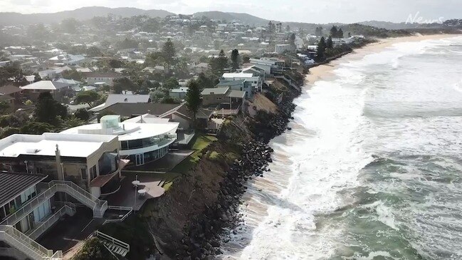 Wamberal cliff erosion