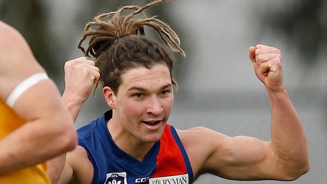 Coburg small forward Sam Lowson has interest from three AFL clubs ahead of the mid-season draft. Picture: Darrian Traynor/Getty Images.