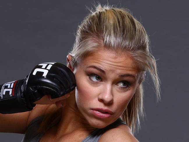 HORSESHOE BAY, TEXAS - NOVEMBER 19: Paige VanZant poses for a portrait during a UFC photo session at the Horseshoe Bay Resort on November 19, 2014 in Horseshoe Bay, Texas. (Photo by Mike Roach/Zuffa LLC/Zuffa LLC via Getty Images)