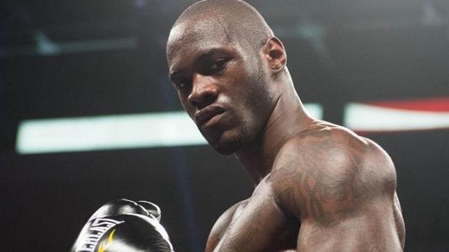 Undefeated heavyweight boxing champion Deontay Wilder.