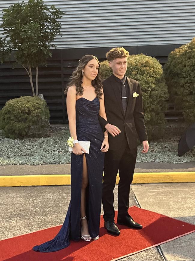 The students of St Mary's College celebrate their formal at the Brolga Theatre on Friday.