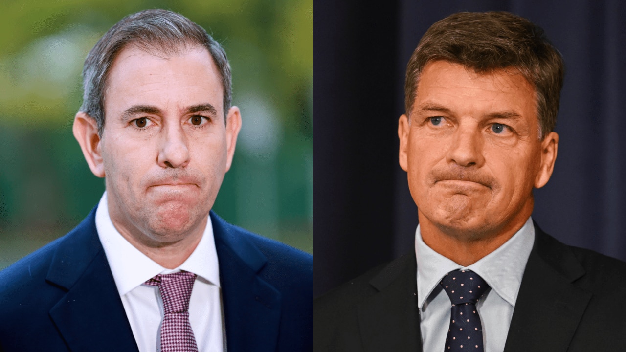 Treasurer Jim Chalmers, opposition counterpart Angus Taylor go head to ...