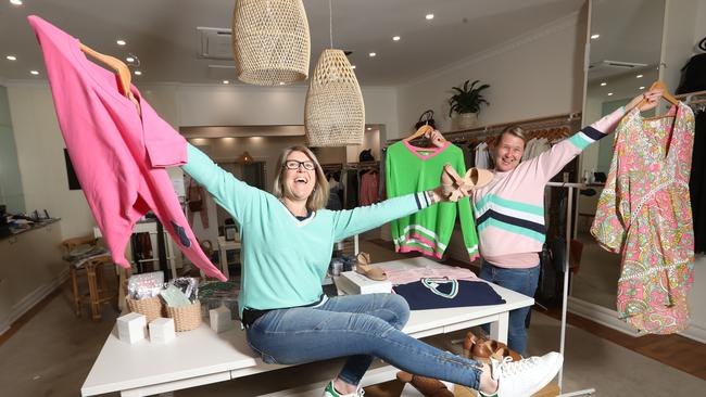 Owners Ainsley Sinicco and Narelle Dominguez at Stanley &amp; Stone in Balwyn North. Picture: Alex Coppel.