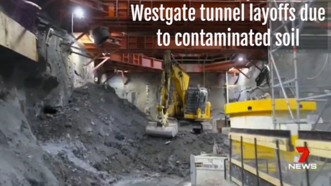 West Gate Tunnel lay-offs due to contaminated soil