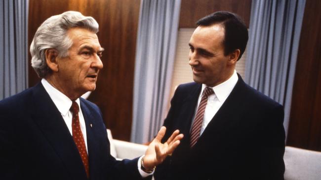 Bob Hawke and Paul Keating.