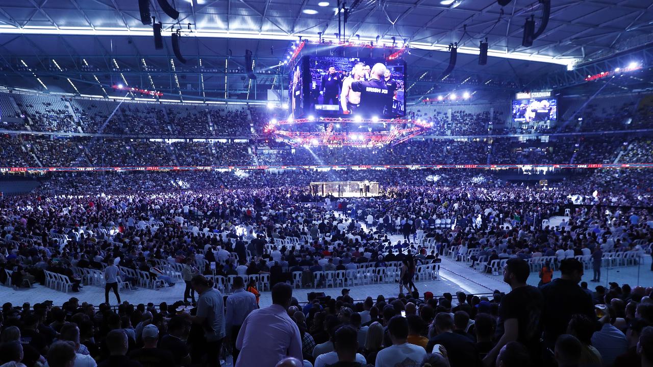 UFC 243 at Marvel Stadium in Melbourne, Australia. Picture: Sam Ruttyn