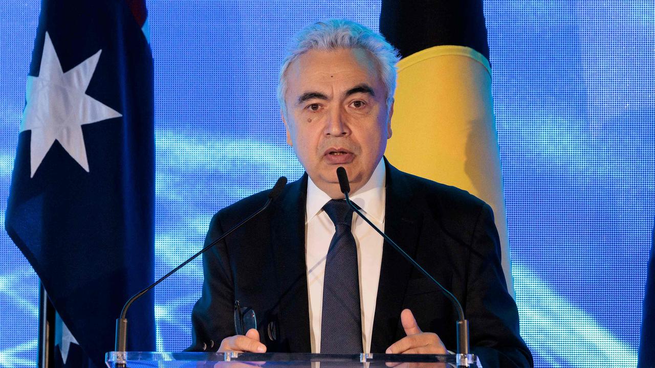 International Energy Agency executive director Fatih Birol at the Sydney Energy Forum in mid July. Picture: AFP