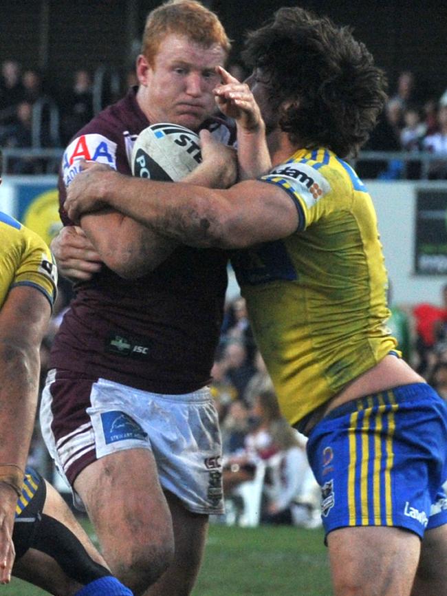 Daniel Harrison was allegedly paid between $15,000 and $20,000 as part of a third-party deal that saw him leave the Eels to join Manly.