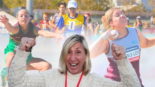 Australian Olympic gold medallist Glynis Nunn is championing the athletes of the future. Artwork for ALAC promo.