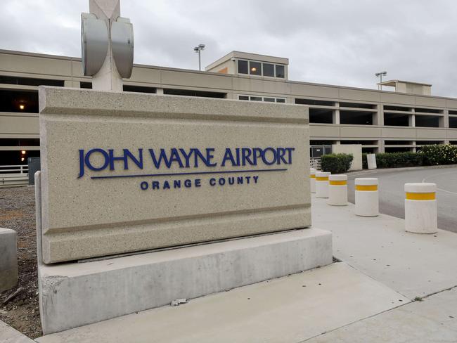 John Wayne Airport in Orange County California. Picture: Getty Images/AFP