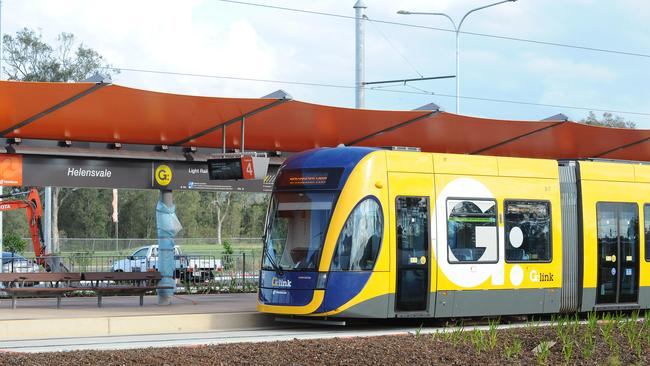 Infrastructure like the G-Link train at Helensvale station is tipped to influence the 2018 property market. Picture John Gass