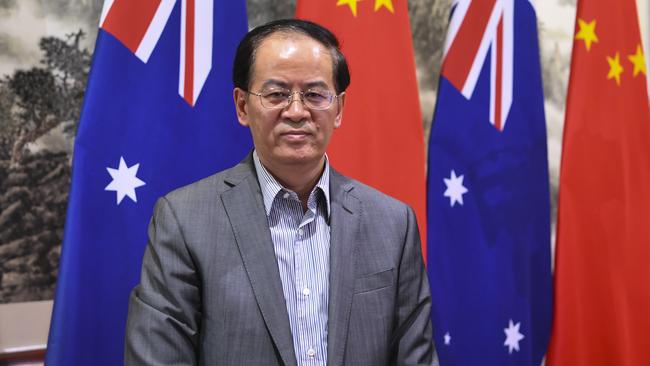 Chinese Ambassador to Australia Cheng Jingye. Picture: AAP.