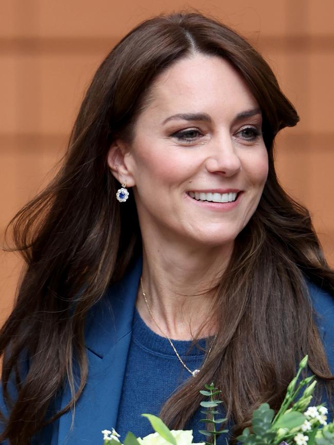 Her trademark dark brown hair, seen here in 2023. Picture: Chris Jackson/Getty Images