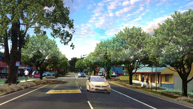 Proposed upgrade to Appin town centre as part of Walker Corporation's Macquariedale Rd development