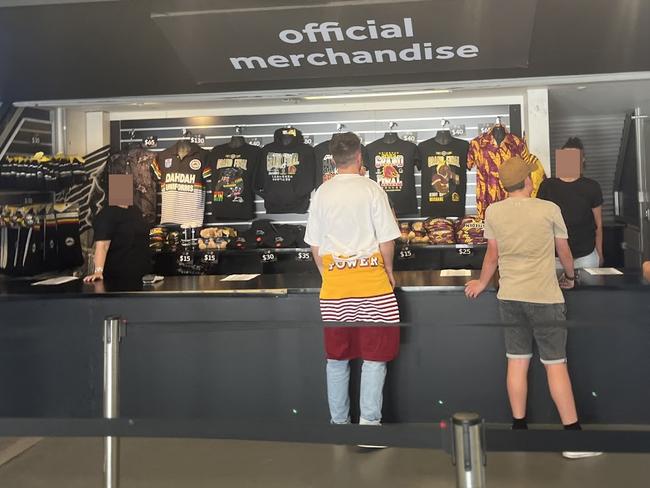 Accor Stadium failed to sell NRLW merchandise on Grand Final day. Picture: NCA NewsWire