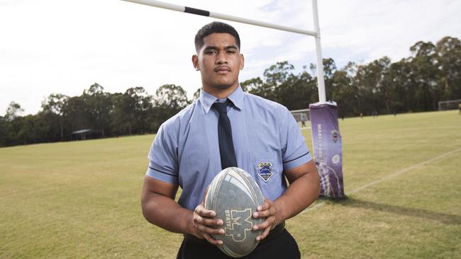 Leapai, a Mable Park State High School product, was offered a two-year deal to stay with the Roosters. Picture: Attila Csaszar