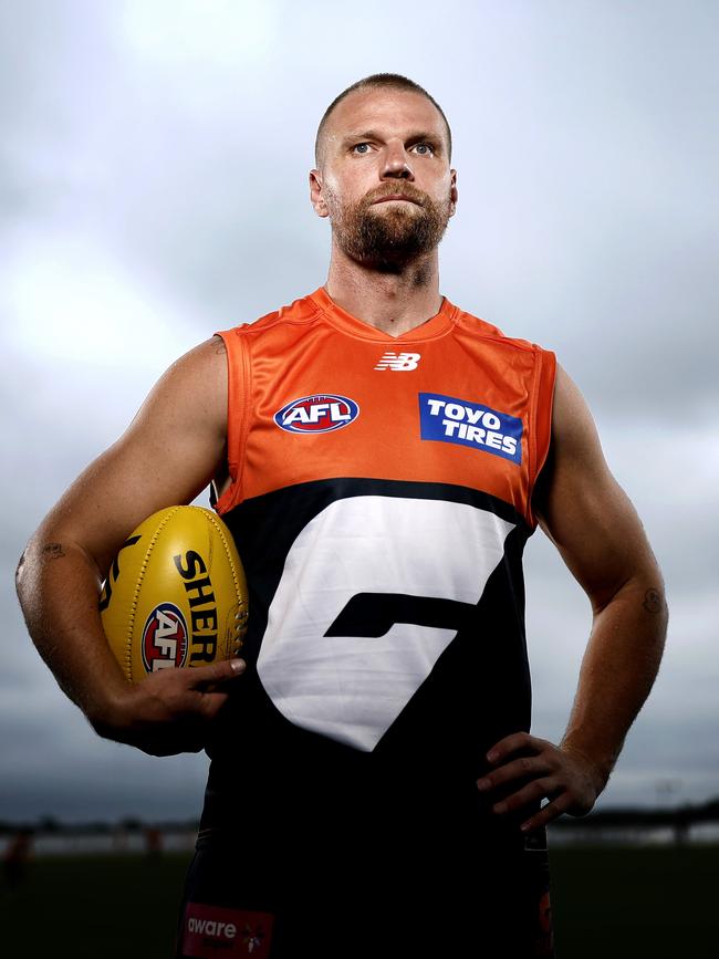 Jake Stringer will and the Giants will play Carlton in the Community Series. Picture: Phil Hillyard