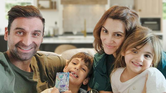 Care for Kids CEO Ash Sachdev with wife Kate understand childcare like most Australian families, with both their kids Taj and Mia experiencing, occasional care, long day care and an early learning centre for kinder. Picture: Supplied