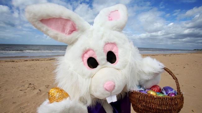 The Easter Bunny at last year’s Festival of Sails at Suttons Beach. Picture Chris Higgins