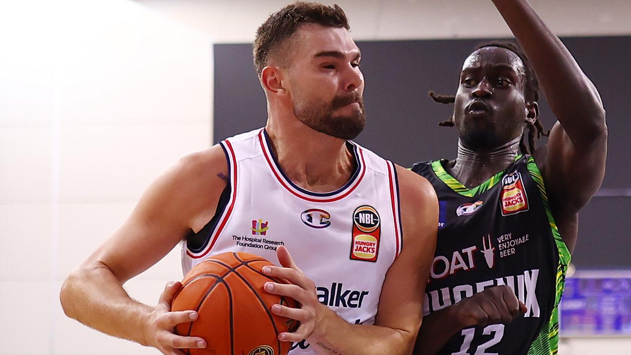 Talks between Isaac Humphries and Adelaide on a new contract have stalled. Picture: Getty Images