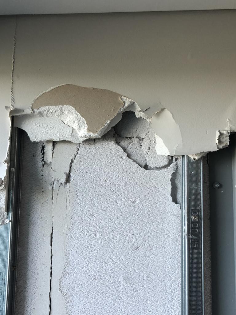 Exclusive pictures showing damage to Opal Towers Building 