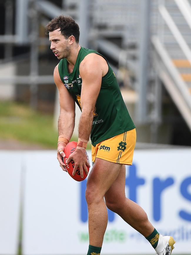 St Mary's won against the Tiwi Bombers in Round 3 of the NTFL Men's Premier League. Picture: Felicity Elliott/AFLNT Media