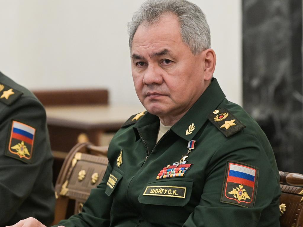 Russia's Defence Minister Sergei Shoigu.