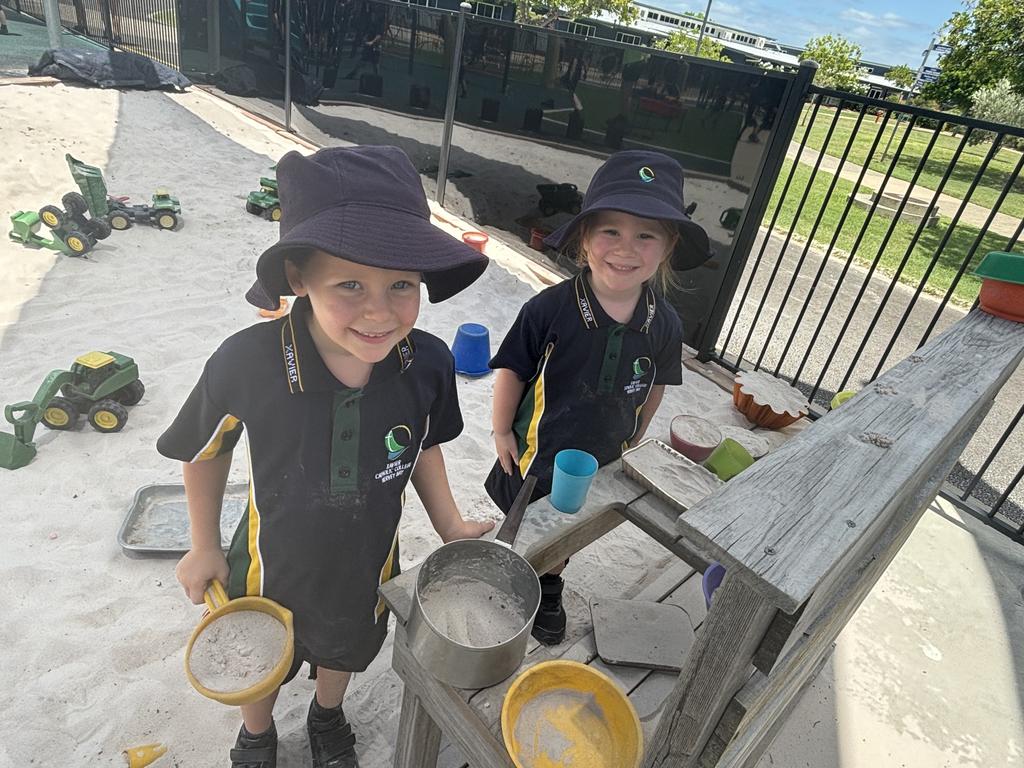 The Prep students of Xavier Catholic College during their first week at school.