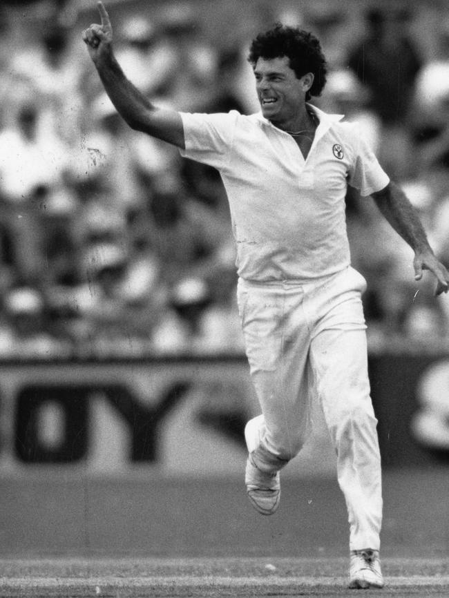 Mike Whitney in his pomp against the West Indies in 1989.