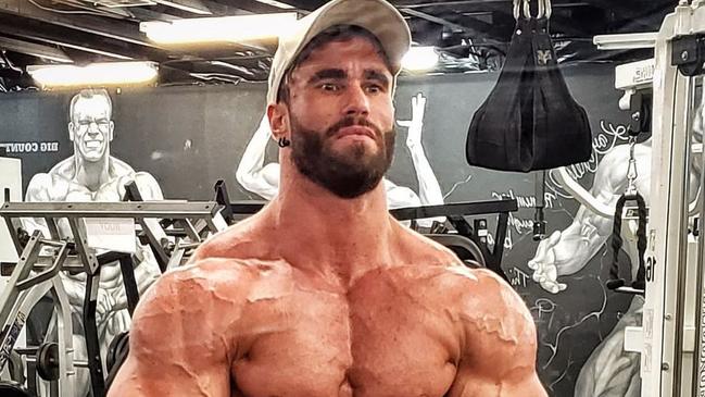 Calum Von Moger admitted to taking performance enhancing drugs on his Youtube channel. Picture: Instagram