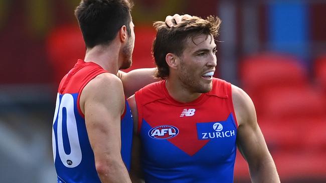 Melbourne is hopeful it will retain hard-nosed midfielder Jack Viney. Picture: Quinn Rooney/Getty Images