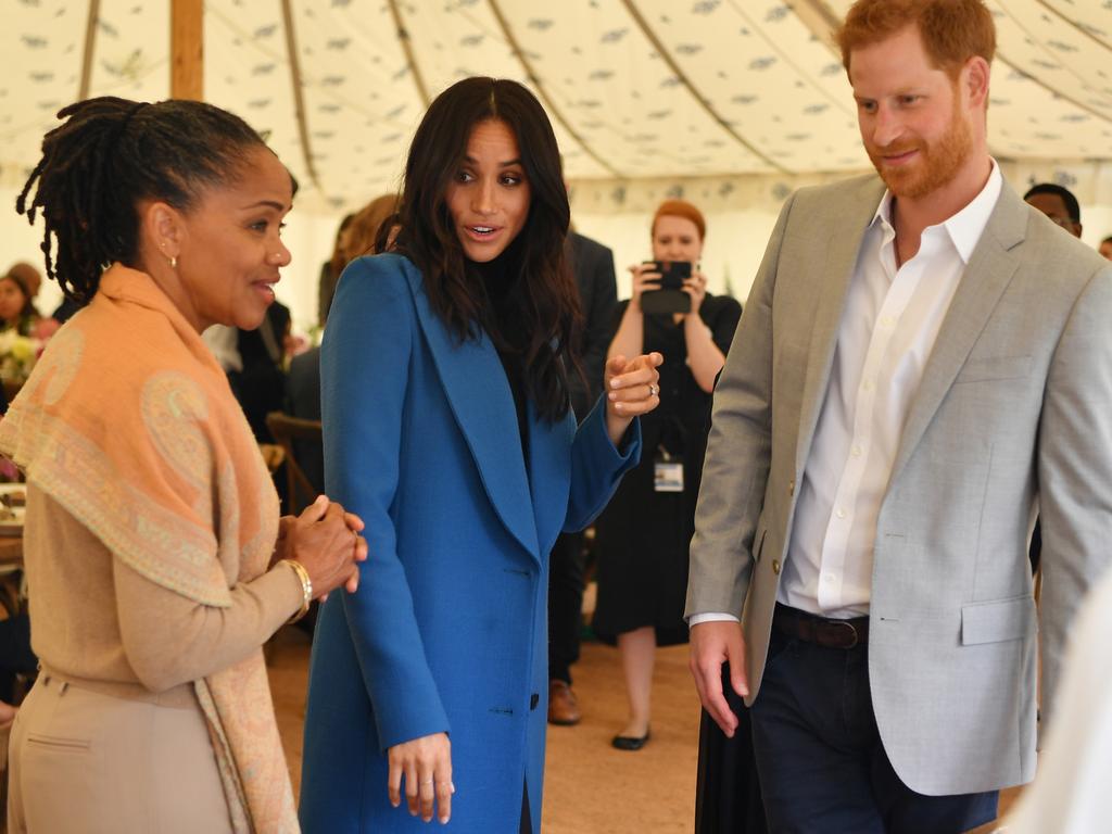 Meghan’s mum Doria Ragland was the only member of her family invited to her wedding to Prince Harry. Picture: Getty Images