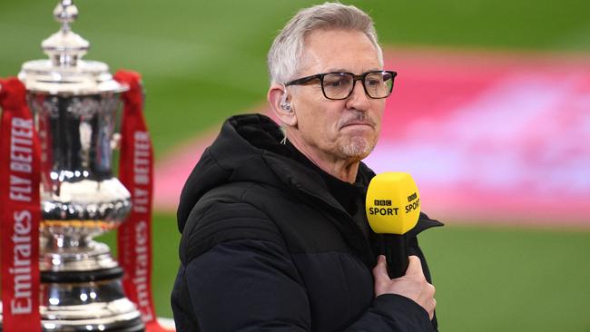 BBC TV presenter and former England striker Gary Lineker. Picture: AFP