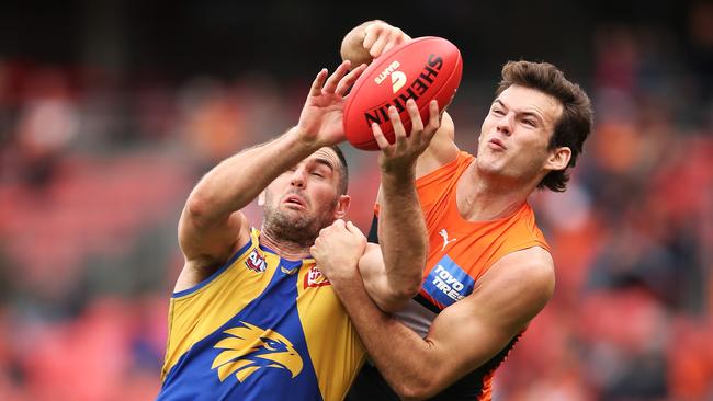 Jack Darling returned to West Coast training with a foot injury. Picture: Getty Images