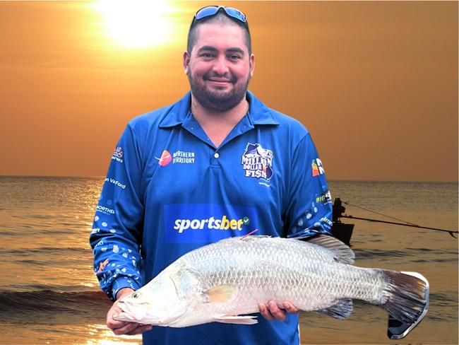 Beau Cartledge fishing in the NT