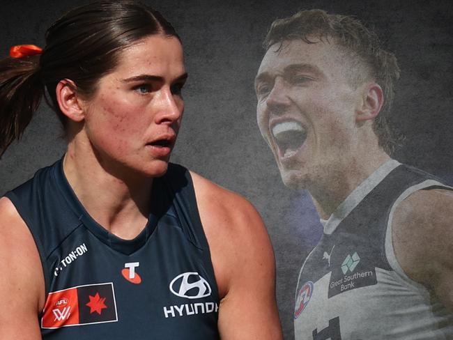 AFLW Maddy Guerin promo art