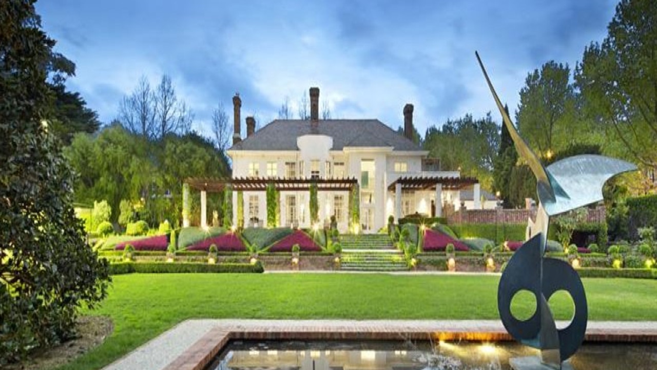 The Smorgon family property in Toorak. Picture: Supplied