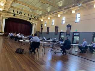 The monthly meeting of the Fraser Coast regional Council is underway.