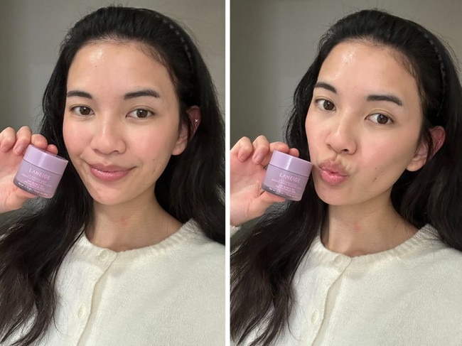 Laneige Lip Sleeping Mask Taro Bubble Tea (Limited Edition). Picture: Harriet Amurao