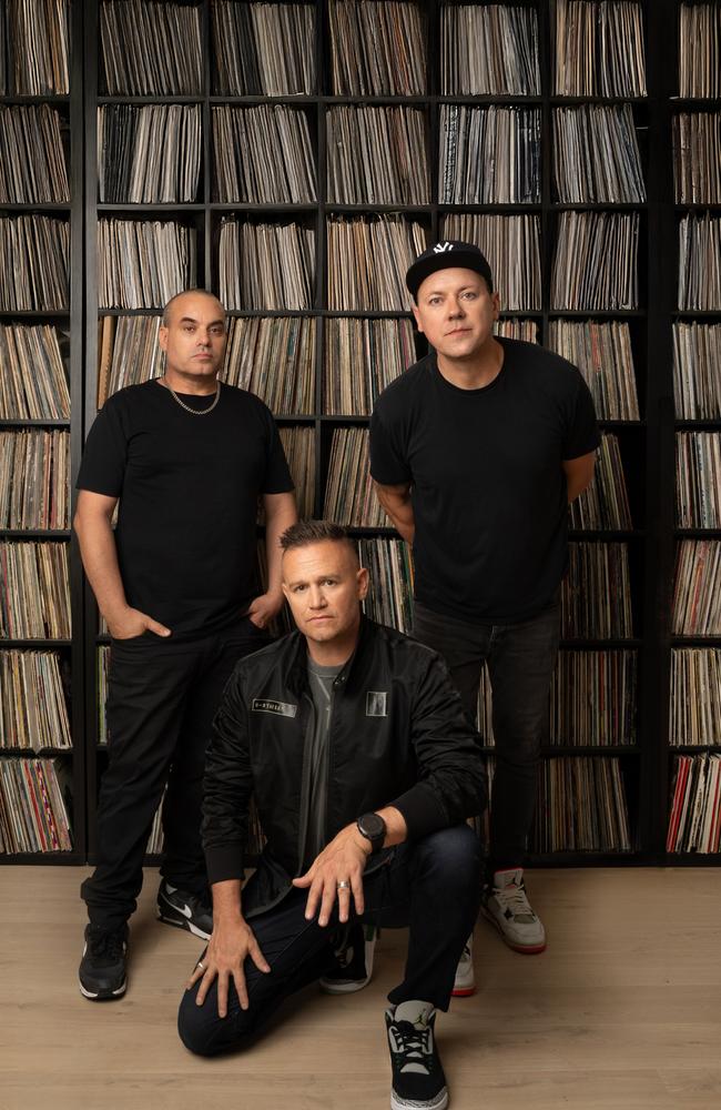 Hilltop Hoods release comeback single The Gift. Picture: Ashlee Jones / Supplied.