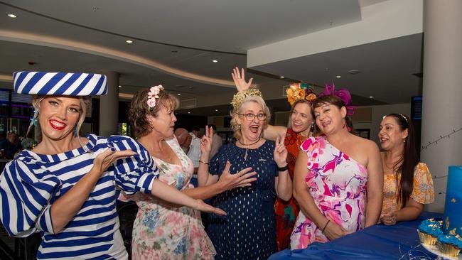 Heather Malone celebrating her birthday at the races with her friends, Alanna Oppermann, Leeane Perrett, Lisa Dewsbury, Naomi Evans and Chrystalla Sackley. Picture: Pema Tamang Pakhrin.