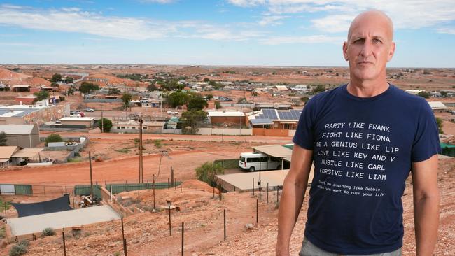 Coober Pedy jack-of-all-trades Paul Howard. Picture: Dean Martin