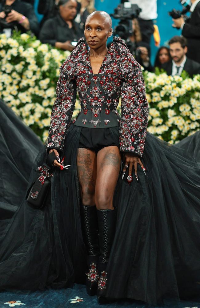 Cynthia Erivo. Picture: Dimitrios Kambouris/Getty Images for The Met Museum/Vogue