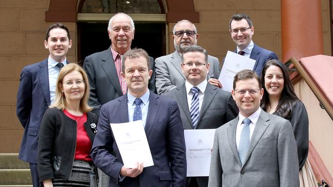 Members of the NSW parliament joined leadership at the NSW Jewish Board of Deputies, the Hindu Council of Australia and Holocaust survivor Eddy Boas in celebrating the major win in Parliament on Thursday. Picture: Noel Kessel