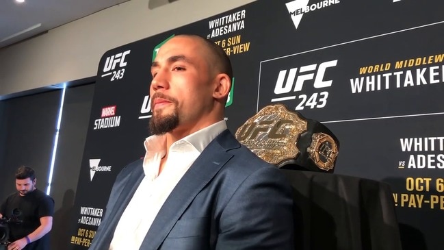 “Every Year I’m Getting Better”: Robert Whittaker Ahead Of His UFC 243 ...