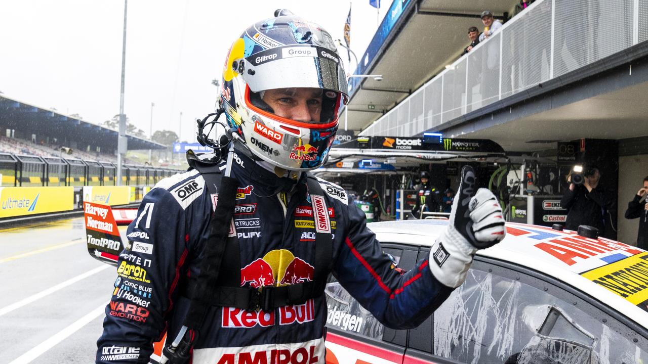 Van Gisbergen claims his second Supercars title after winning his first in 2016. Picture: Getty Images