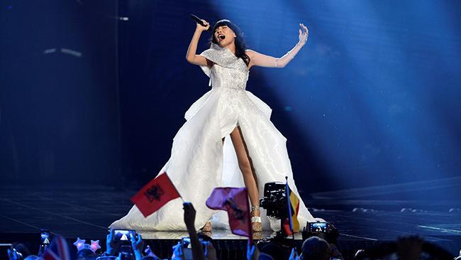 Dami Im performs in Eurovision semi-final