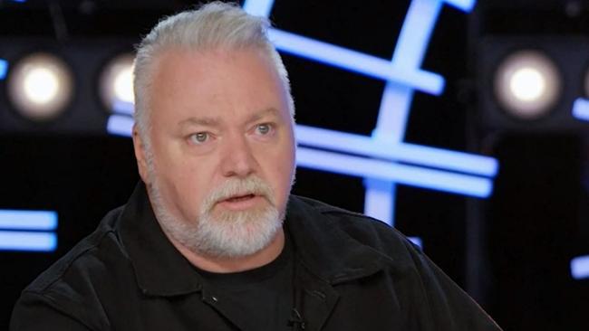 Kyle Sandilands looked close to tears on the latest ep of Australian Idol. Picture: Channel 7