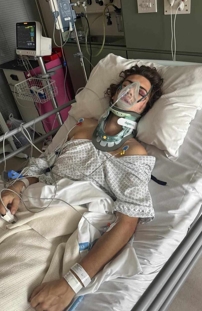 Jarrah Kearney is in hospital in Ireland after he sustained serious injuries in a fall.